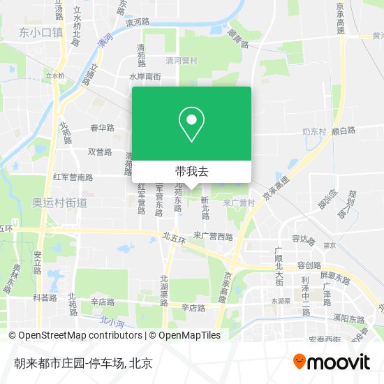 朝来都市庄园-停车场地图