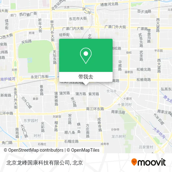 北京龙峰国康科技有限公司地图