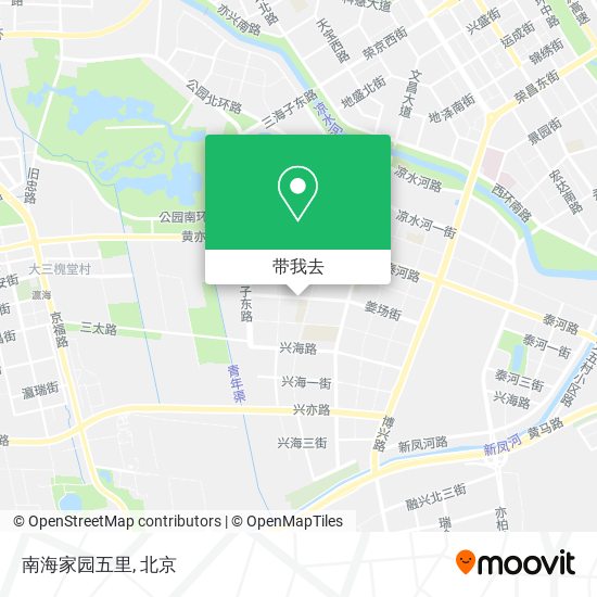 南海家园五里地图