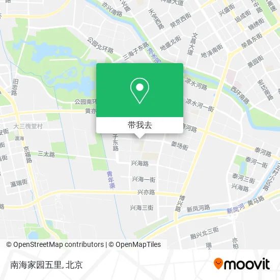 南海家园五里地图