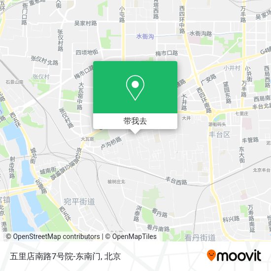 五里店南路7号院-东南门地图