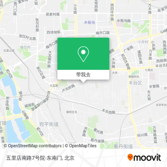 五里店南路7号院-东南门地图