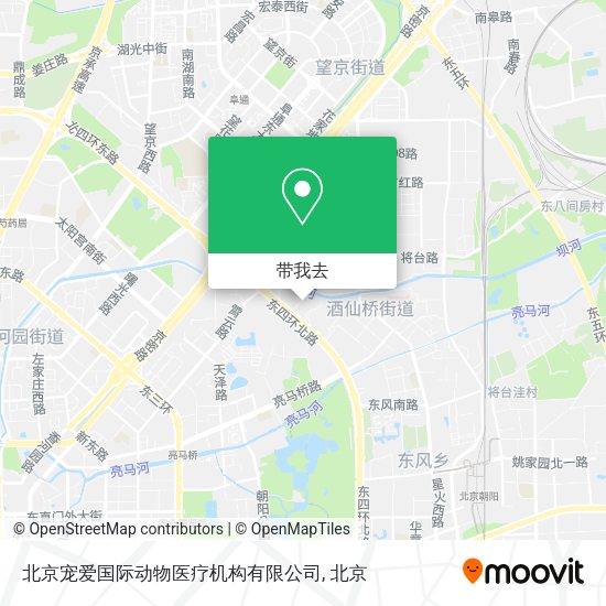 北京宠爱国际动物医疗机构有限公司地图