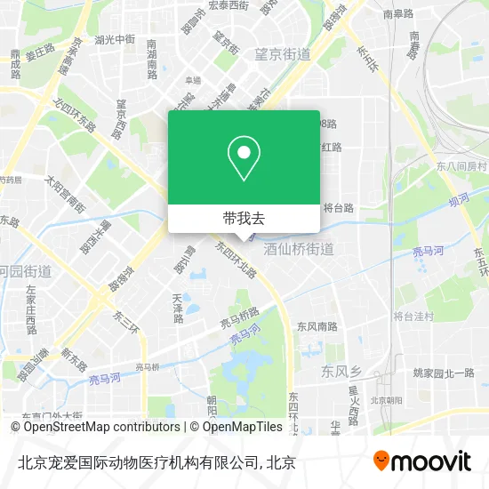 北京宠爱国际动物医疗机构有限公司地图