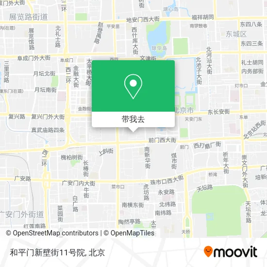 和平门新壁街11号院地图