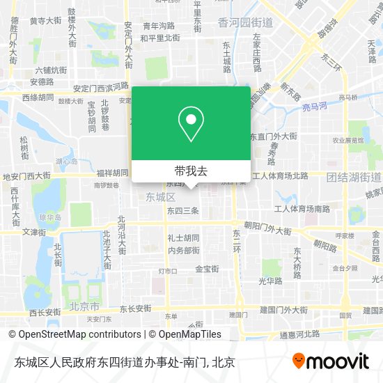 东城区人民政府东四街道办事处-南门地图