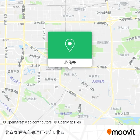 北京春辉汽车修理厂-北门地图
