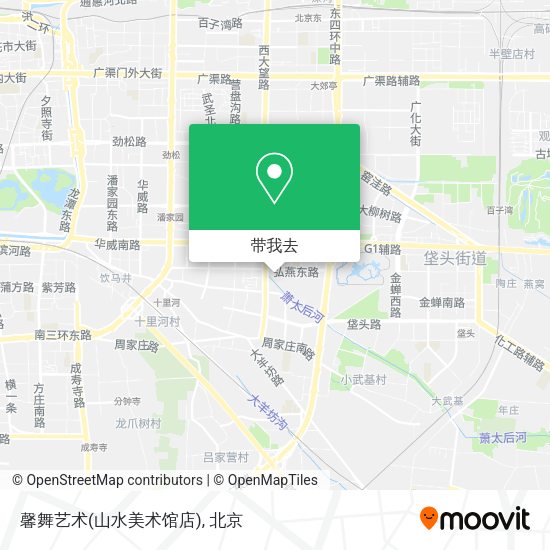 馨舞艺术(山水美术馆店)地图