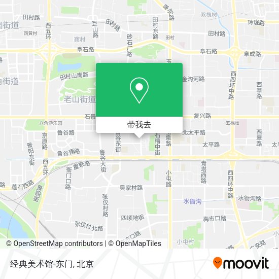 经典美术馆-东门地图