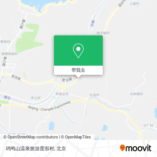鸡鸣山温泉旅游度假村地图