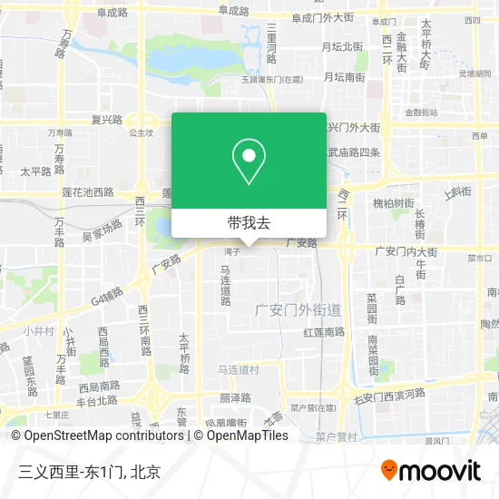 三义西里-东1门地图