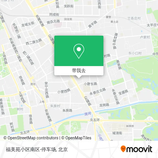 福美苑小区南区-停车场地图