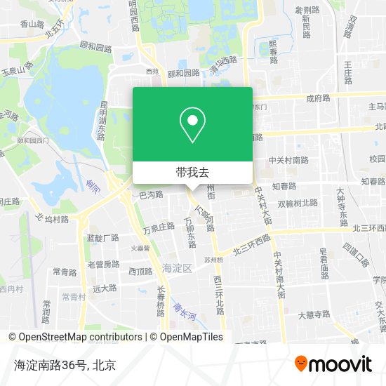海淀南路36号地图