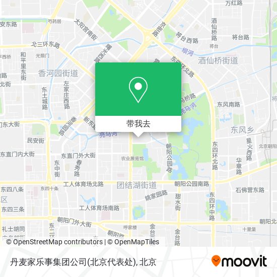 丹麦家乐事集团公司(北京代表处)地图