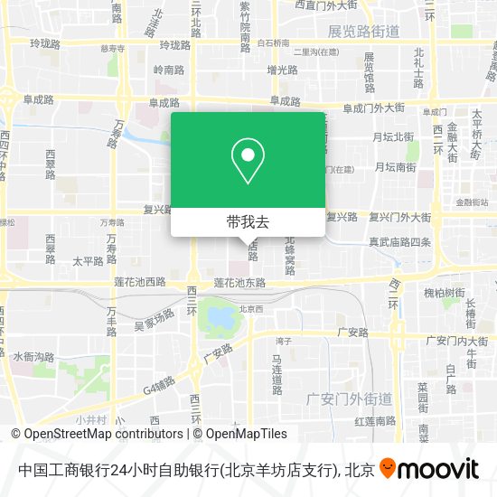 中国工商银行24小时自助银行(北京羊坊店支行)地图