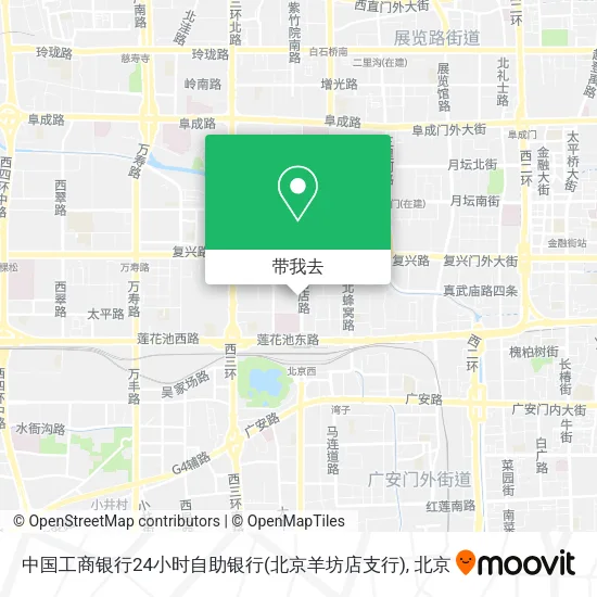 中国工商银行24小时自助银行(北京羊坊店支行)地图