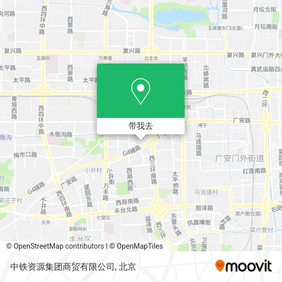 中铁资源集团商贸有限公司地图