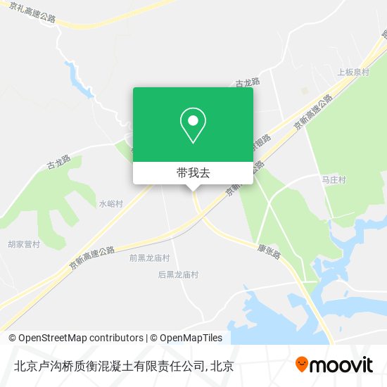 北京卢沟桥质衡混凝土有限责任公司地图