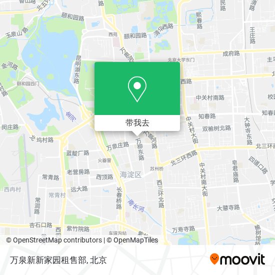 万泉新新家园租售部地图