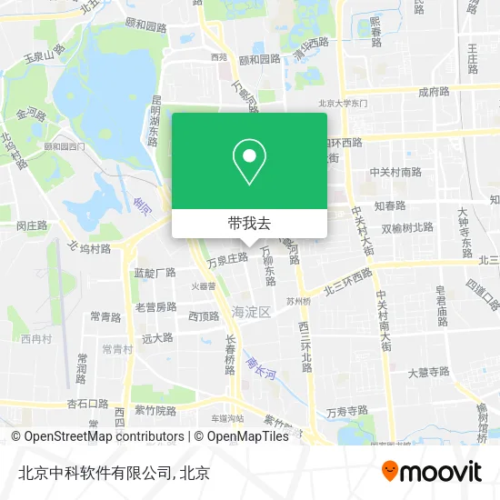 北京中科软件有限公司地图