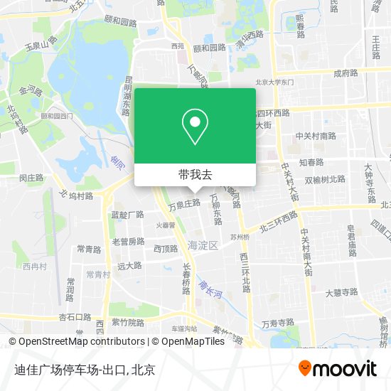 迪佳广场停车场-出口地图