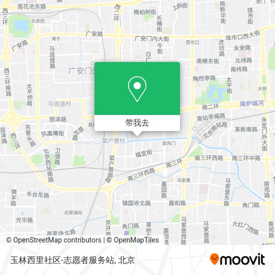 玉林西里社区-志愿者服务站地图