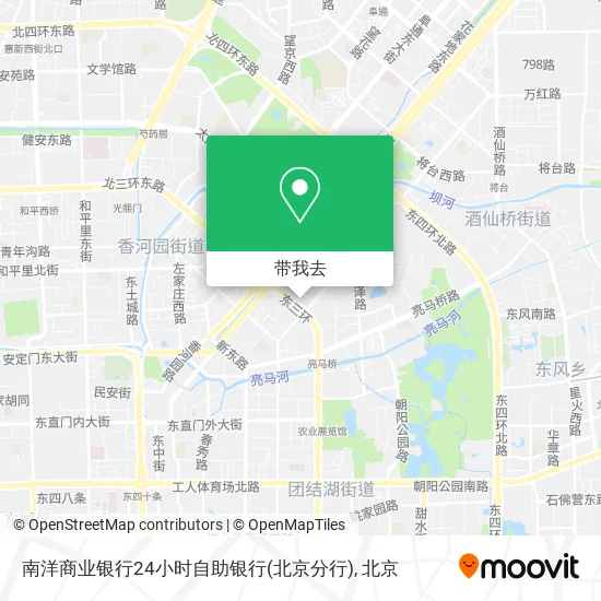 南洋商业银行24小时自助银行(北京分行)地图