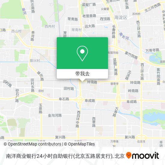 南洋商业银行24小时自助银行(北京五路居支行)地图