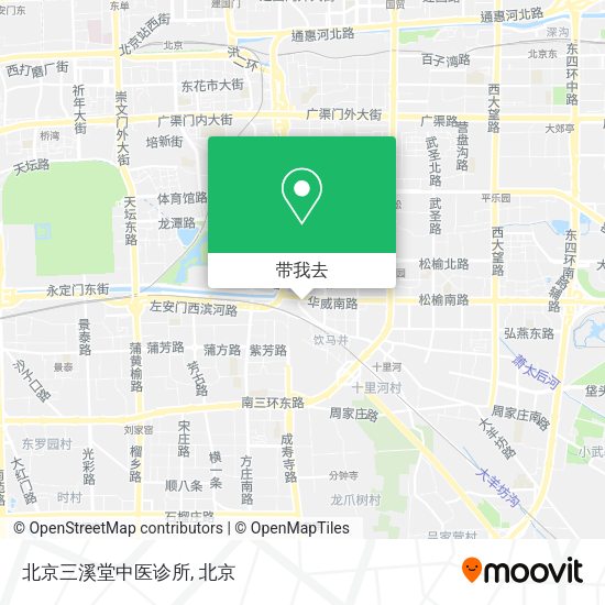 北京三溪堂中医诊所地图