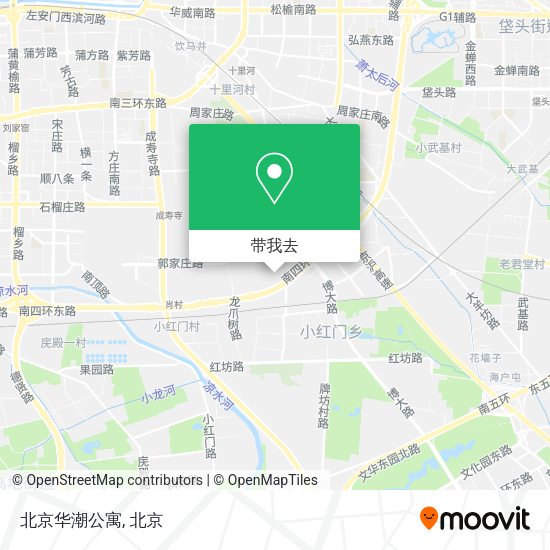 北京华潮公寓地图