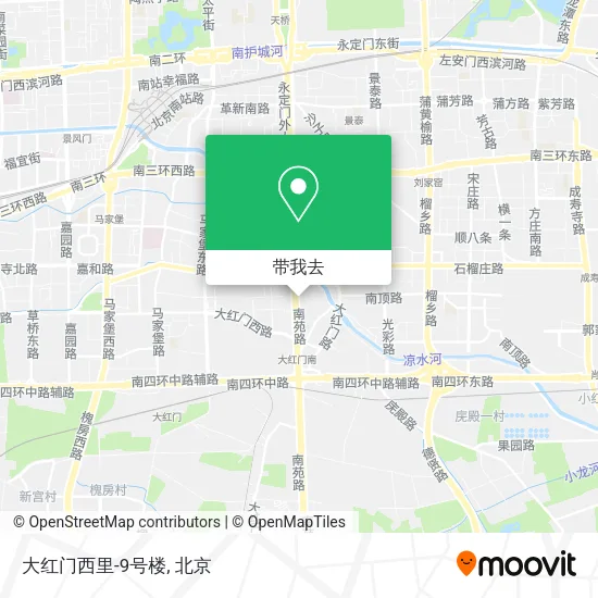 大红门西里-9号楼地图