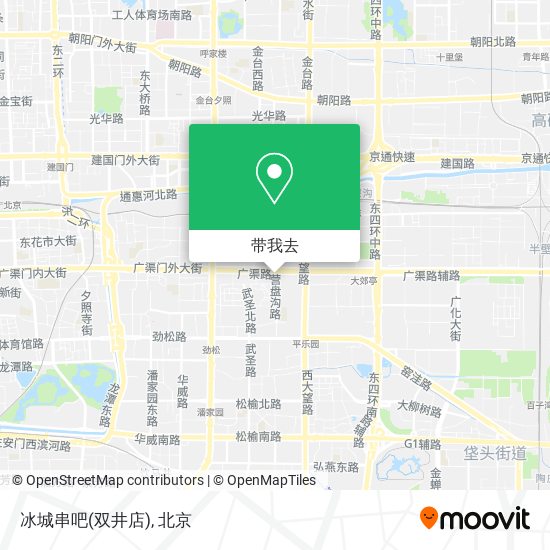 冰城串吧(双井店)地图