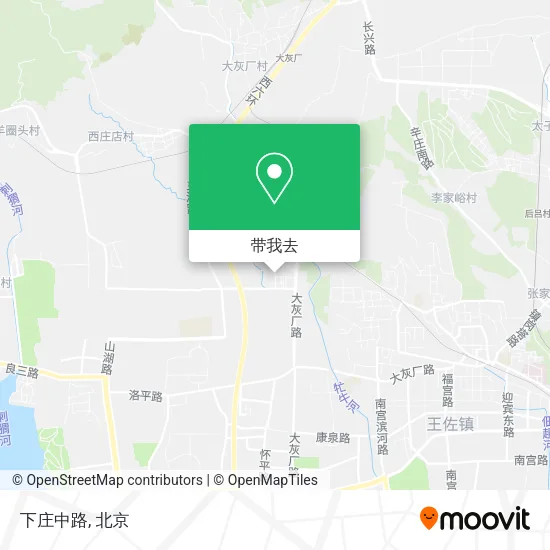 下庄中路地图