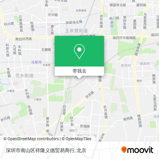 深圳市南山区祥隆义德贸易商行地图