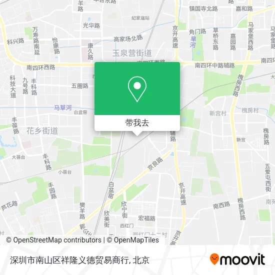 深圳市南山区祥隆义德贸易商行地图