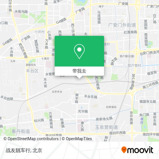 战友靓车行地图