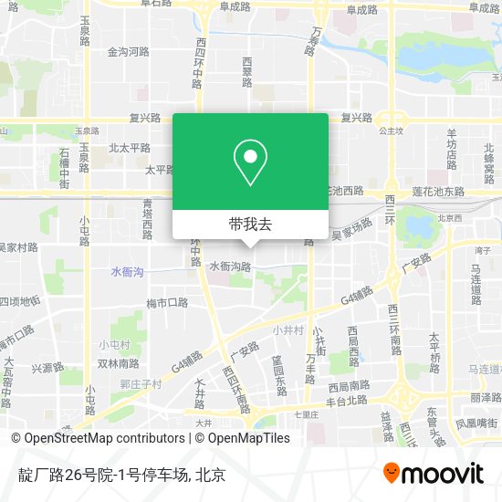 靛厂路26号院-1号停车场地图