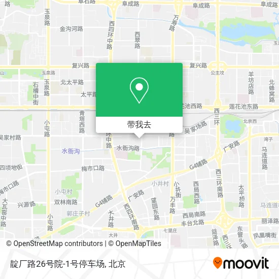 靛厂路26号院-1号停车场地图
