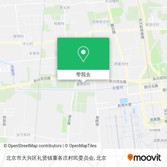 北京市大兴区礼贤镇董各庄村民委员会地图