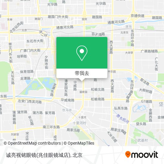 诚亮视铭眼镜(兆佳眼镜城店)地图