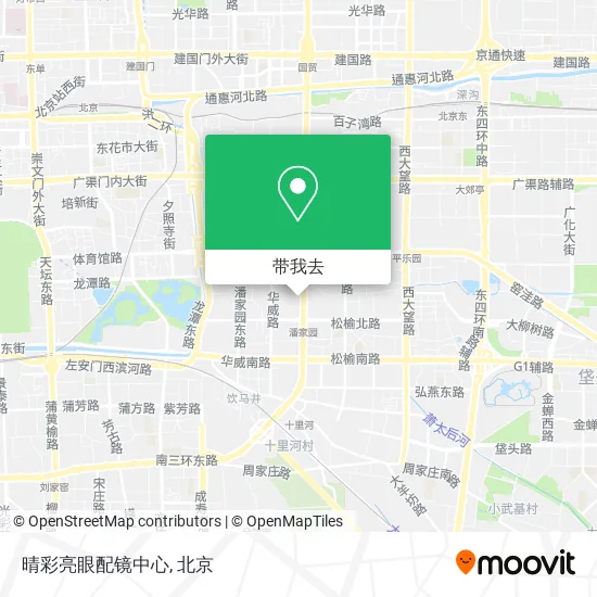 晴彩亮眼配镜中心地图