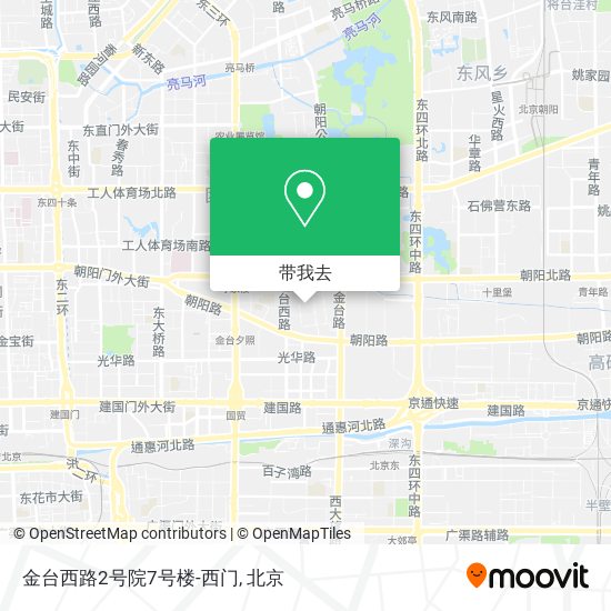 金台西路2号院7号楼-西门地图