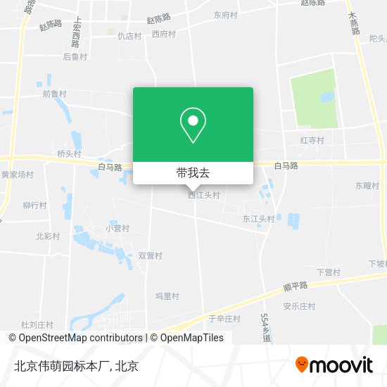 北京伟萌园标本厂地图