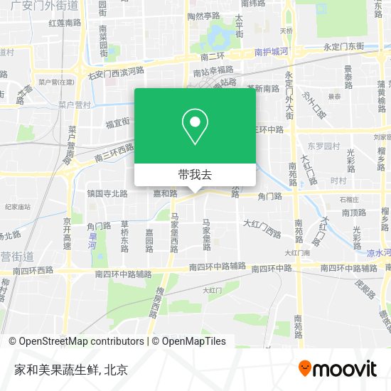 家和美果蔬生鲜地图