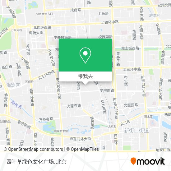 四叶草绿色文化广场地图