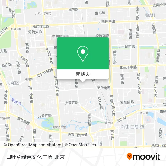 四叶草绿色文化广场地图