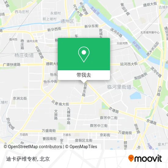 迪卡萨维专柜地图