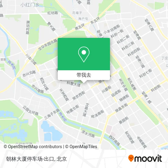 朝林大厦停车场-出口地图