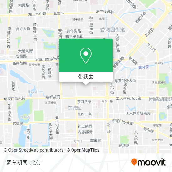 罗车胡同地图