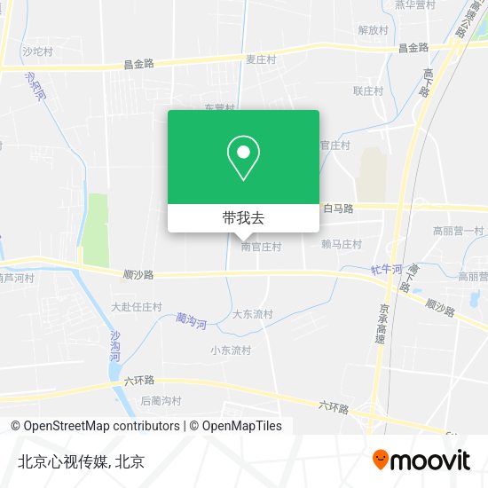 北京心视传媒地图